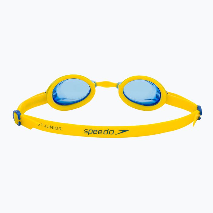 Okulary do pływania dziecięce Speedo Jet V2 B567 empire yellow/neon blue 4