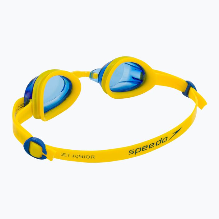 Okulary do pływania dziecięce Speedo Jet V2 B567 empire yellow/neon blue 5