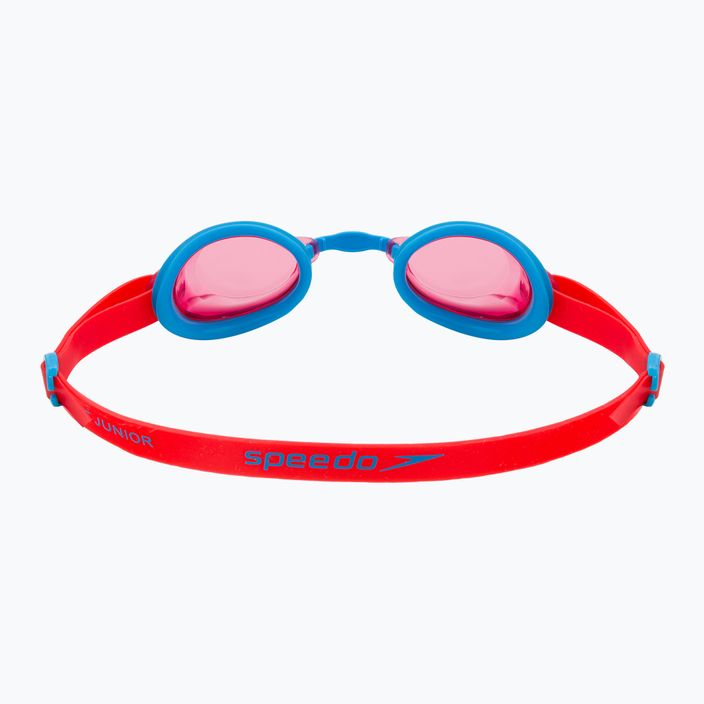 Okulary do pływania dziecięce Speedo Jet V2 C106 turquoise/lava red 4