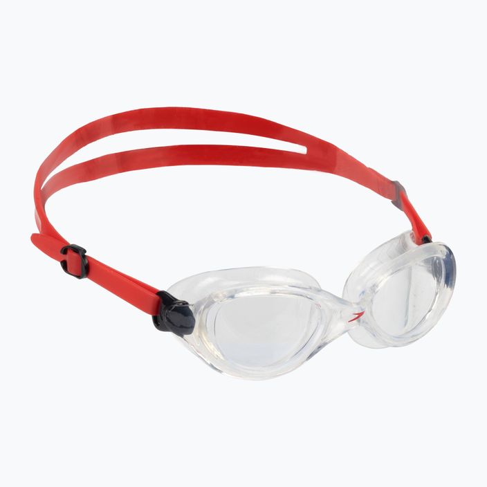 Okulary do pływania dziecięce Speedo Futura Classic Junior lava red/clear