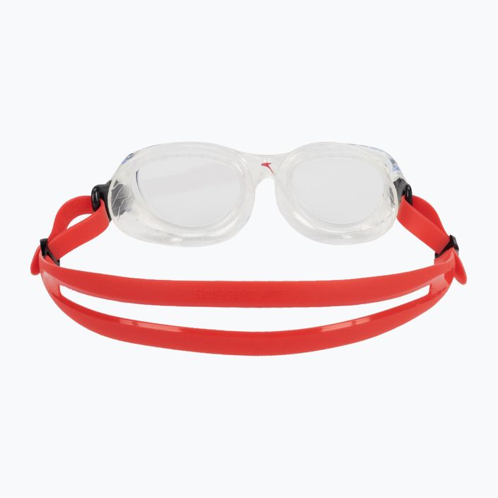Okulary do pływania dziecięce Speedo Futura Classic Junior lava red/clear 5