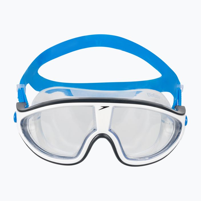 Maska do pływania Speedo Biofuse Rift Mask bondi blue/white/clear 2