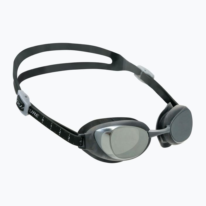 Okulary do pływania Speedo Aquapure Mirror black/silver/chrome