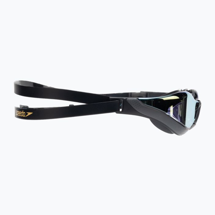 Okulary do pływania Speedo Fastskin Pure Focus Mirror black/cool grey/ocean gold 3