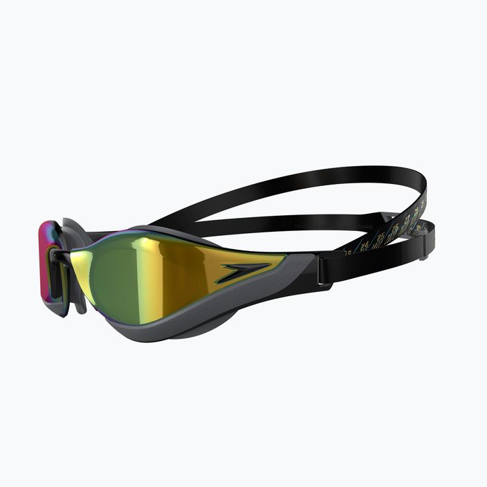 Okulary do pływania Speedo Fastskin Pure Focus Mirror black/cool grey/ocean gold 7