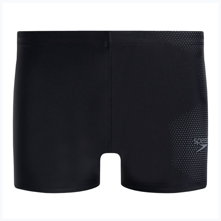 Bokserki pływackie męskie Speedo Tech Placement black/grey