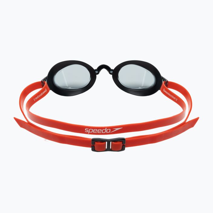 Okulary do pływania Speedo Fastskin Speedsocket 2 lava red/black/light smoke 5