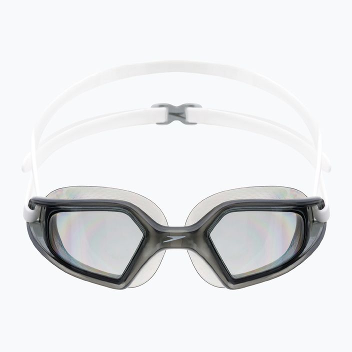 Okulary do pływania Speedo Hydropulse white/elephant/light smoke 2