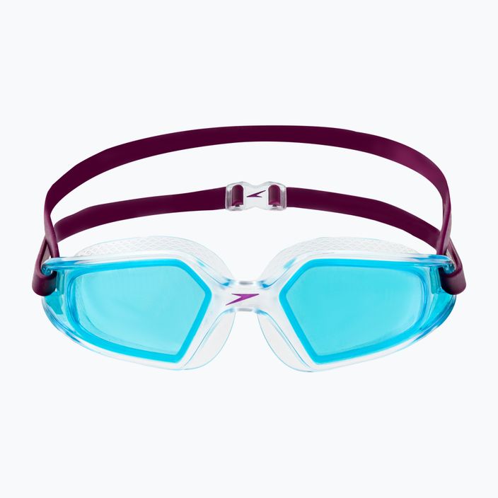 Okulary do pływania dziecięce Speedo Hydropulse deep plum/clear/light blue 2