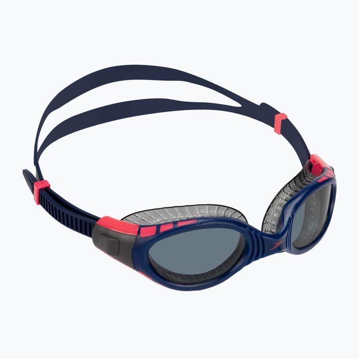 Okulary do pływania Speedo Futura Biofuse Flexiseal Tri nvy/phoenix red/charcoal