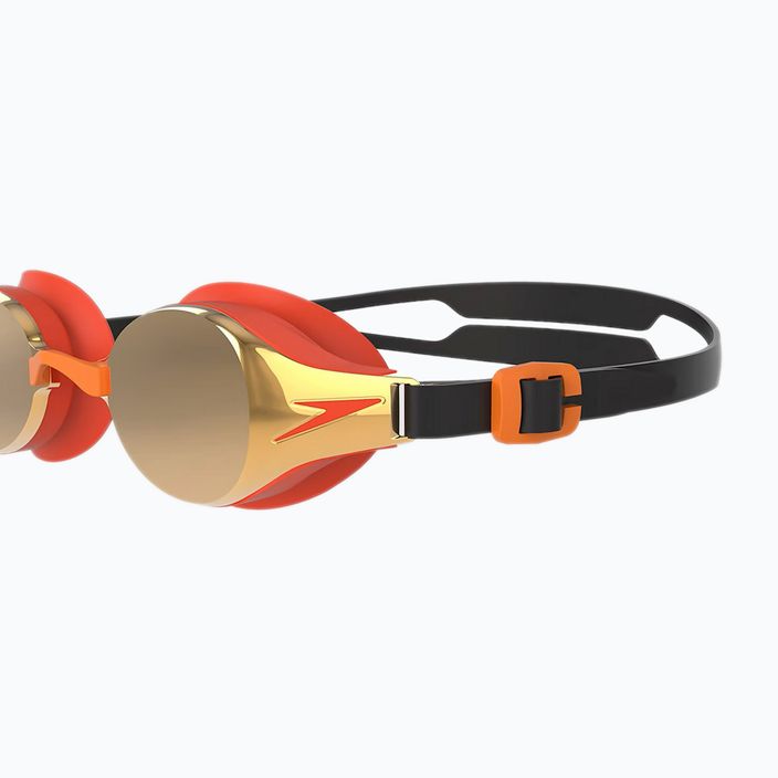 Okulary do pływania dziecięce Speedo Hydropure Mirror black/mango/orange gold 2