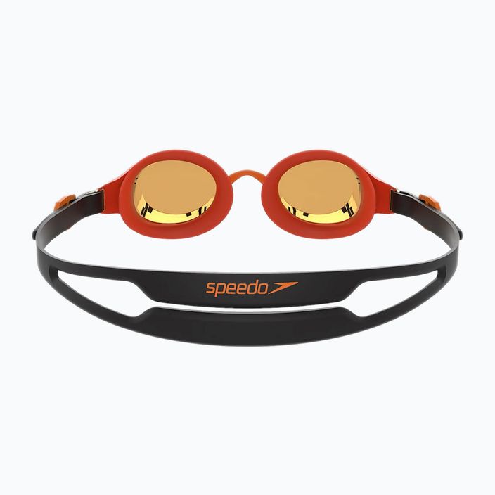 Okulary do pływania dziecięce Speedo Hydropure Mirror black/mango/orange gold 3