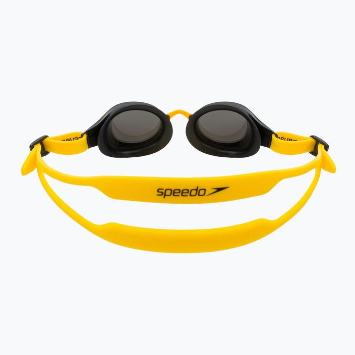Okulary do pływania dziecięce Speedo Hydropure Mirror yellow/black/chrome 4