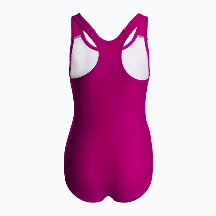 Strój pływacki jednoczęściowy dziecięcy Speedo Essential Applique purple/pink 2