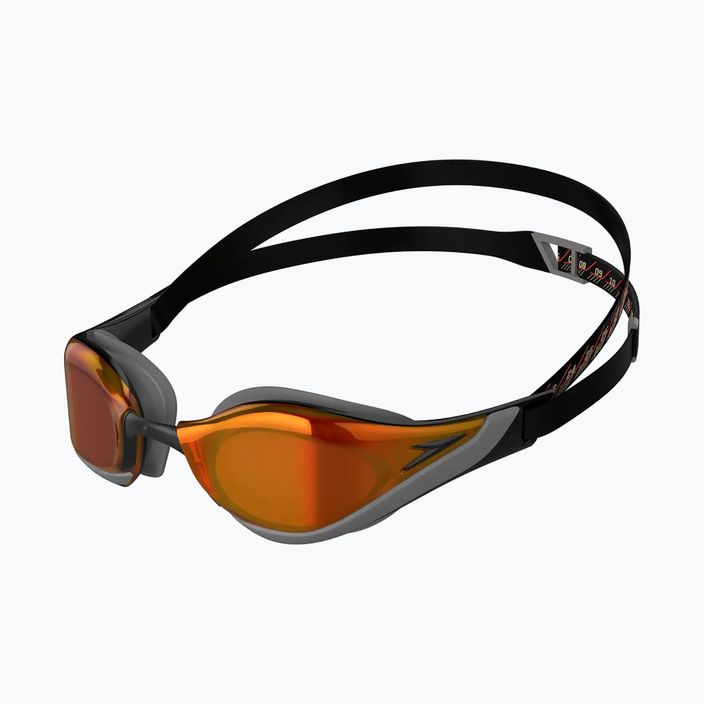 Okulary do pływania Speedo Fastskin Pure Focus Mirror black/cool grey/fire gold 6