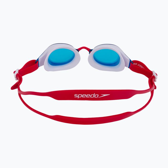 Okulary do pływania dziecięce Speedo Hydropure Junior red/white/blue 5