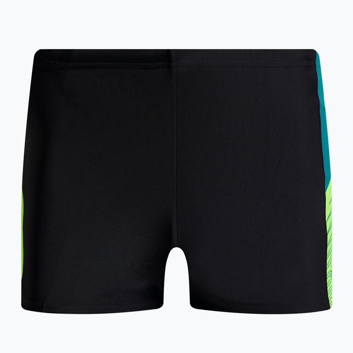 Bokserki pływackie dziecięce Speedo Dive black/green