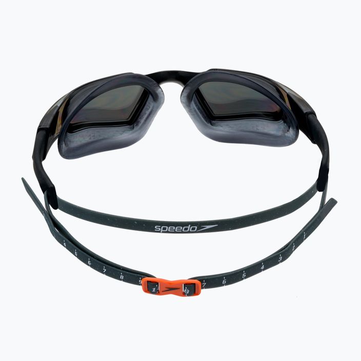 Okulary do pływania Speedo Aquapulse Pro Mirror oxid grey/black/orange gold 5