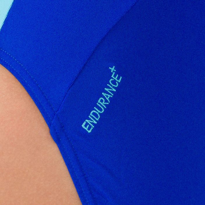 Strój pływacki jednoczęściowy damski Speedo Boom Logo Splice Muscleback blue/blue 6