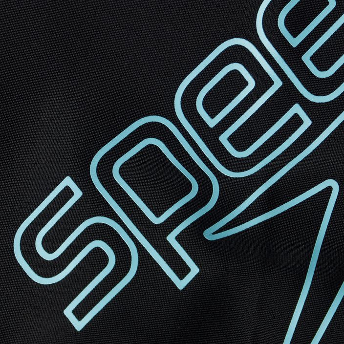 Bokserki pływackie dziecięce Speedo Boom Logo Placement black/light adriatic 8