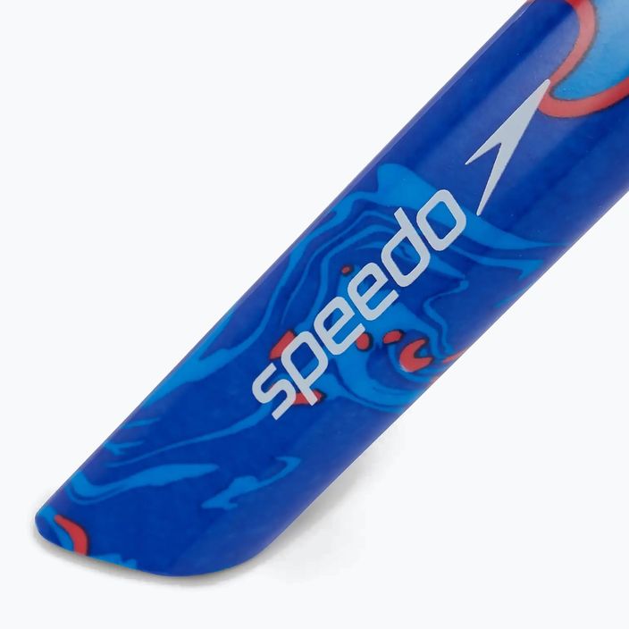 Fajka czołowa do pływania Speedo Centre bllue flame/pool blue/fluo tangerine 2