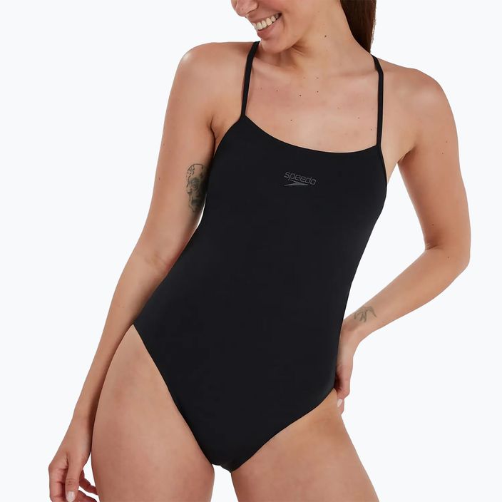 Strój pływacki jednoczęściowy damski Speedo Endurance+ Thinstrap black 7