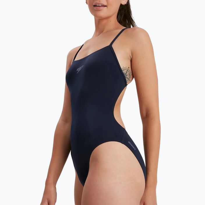 Strój pływacki jednoczęściowy damski Speedo Endurance+ Thinstrap true navy 7