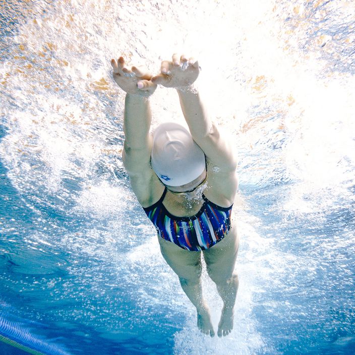 Strój pływacki jednoczęściowy damski Speedo Placement Digi Turnback beautiful blue/blk/lt adriatic 11