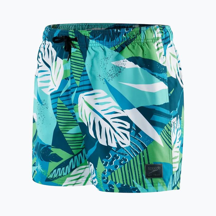 Szorty kąpielowe męskie Speedo Printed Leisure 14" green/blue