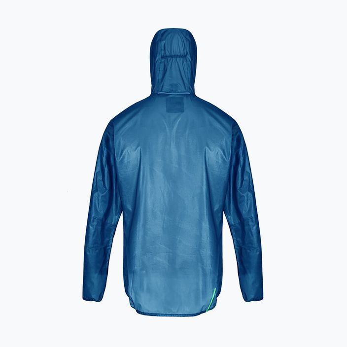 Kurtka do biegania Inov-8 Raceshell Half Zip blue 2