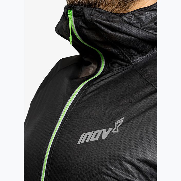 Kurtka do biegania Inov-8 Raceshell Half Zip black 6