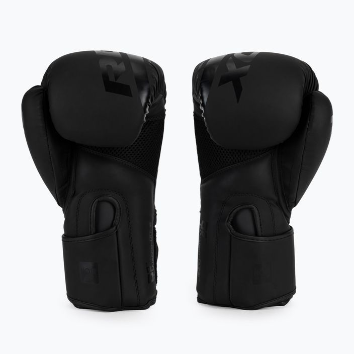 Rękawice bokserskie RDX T15 matte black 2