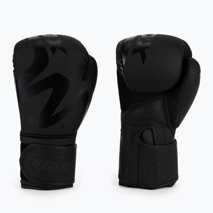 Rękawice bokserskie RDX T15 matte black 3