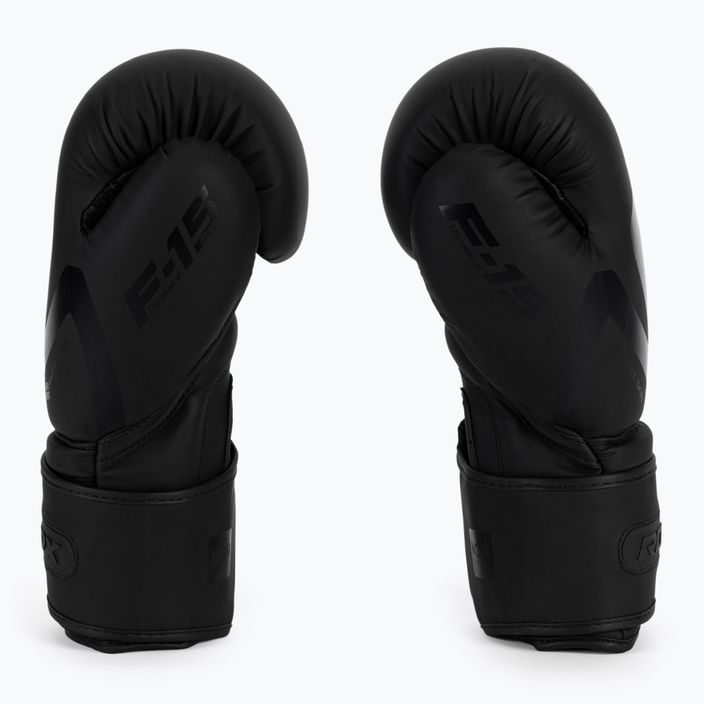Rękawice bokserskie RDX T15 matte black 4