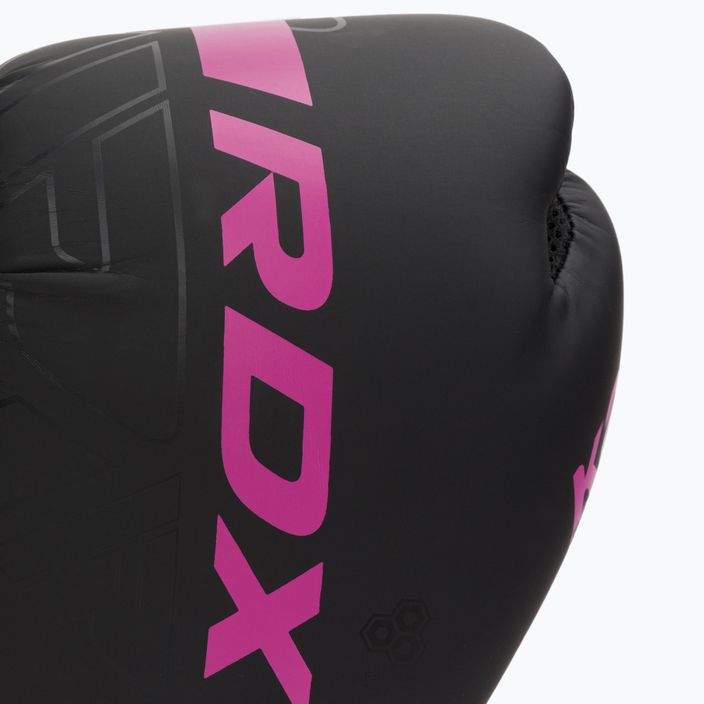 Rękawice bokserskie RDX F6 matte pink 6