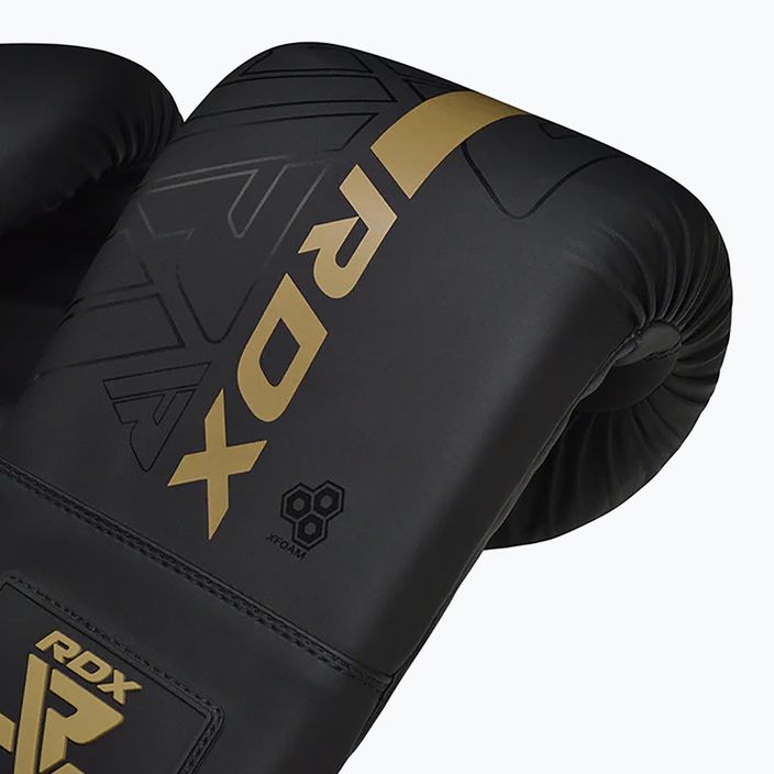 Rękawice bokserskie RDX F6 Bag Mitts golden 3