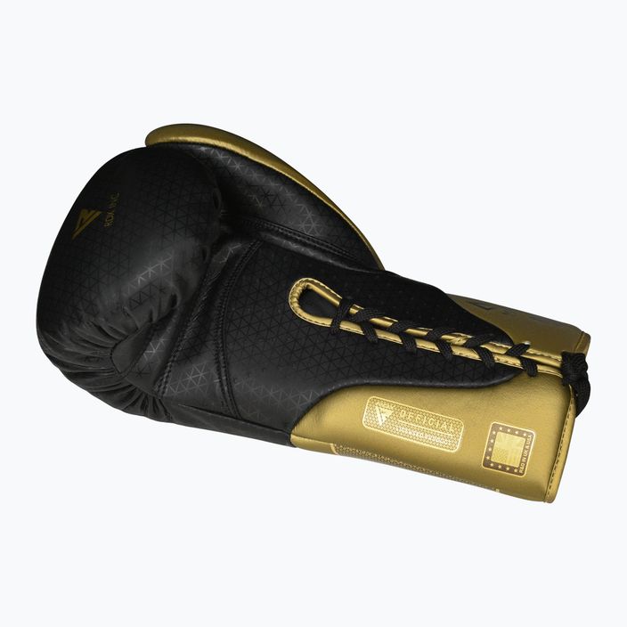 Rękawice bokserskie RDX K1 Mark Pro Fight Boxing golden 4