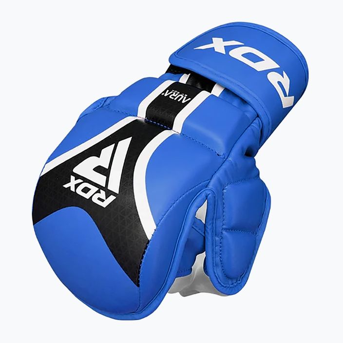 Rękawice grapplingowe RDX Grappling Shooter Aura Plus T-17 blue 3