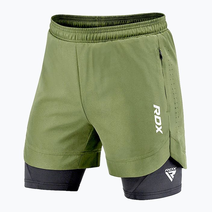 Spodenki treningowe RDX T16 green/black