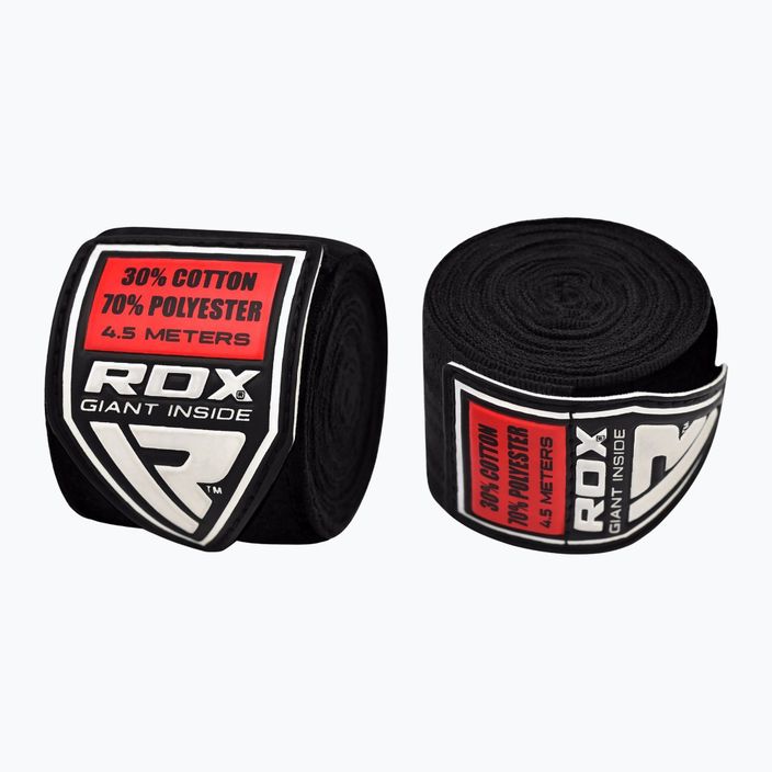 Bandaże bokserskie RDX Hand Wraps Plus 450 cm black 3