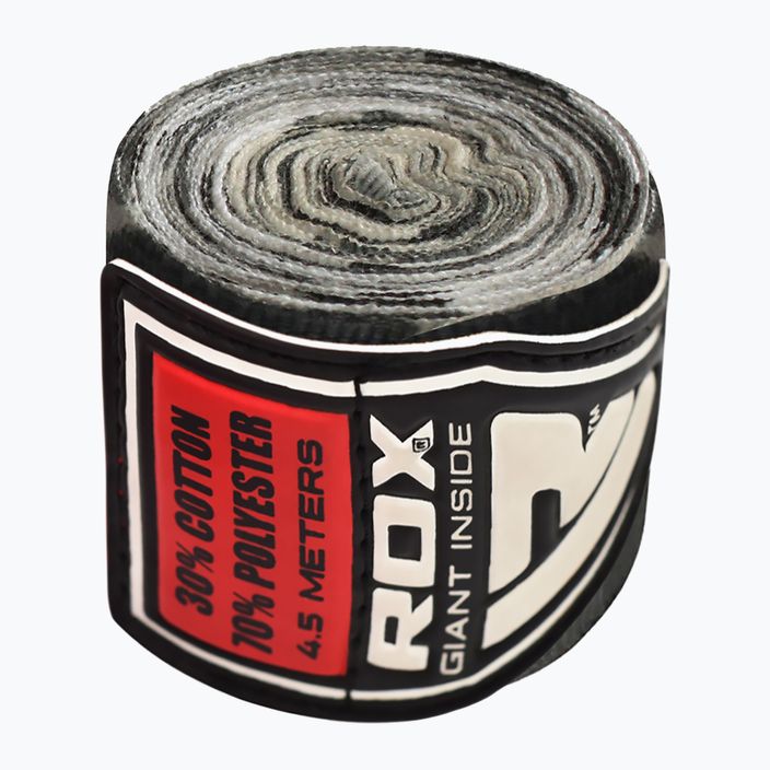Bandaże bokserskie RDX Hand Wraps Plus 450 cm camo gray 3