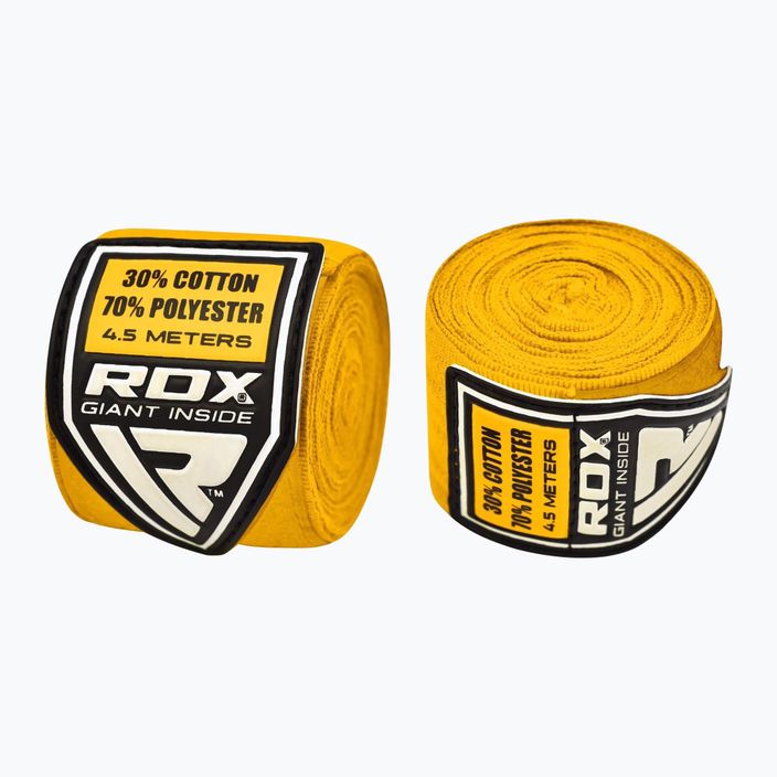 Bandaże bokserskie RDX Hand Wraps Plus yellow 3