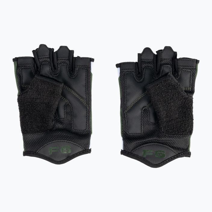 Rękawiczki treningowe RDX Sublimation F6 black/green 3
