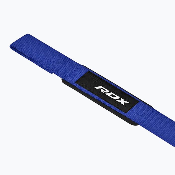 Paski do podnoszenia ciężarów RDX W1 Weight Training Wrist Straps blue 4