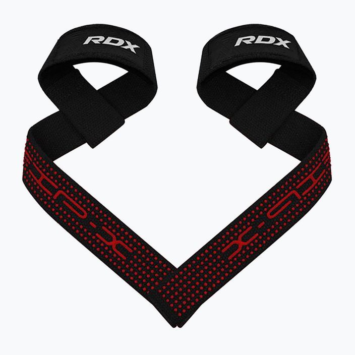 Paski do podnoszenia ciężarów RDX S4 Weightlifting Wrist Straps black 2