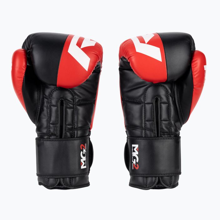 Rękawice bokserskie damskie RDX BGR-F4 red/black 2