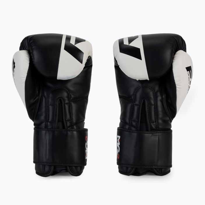 Rękawice bokserskie RDX REX F4 white/black 2