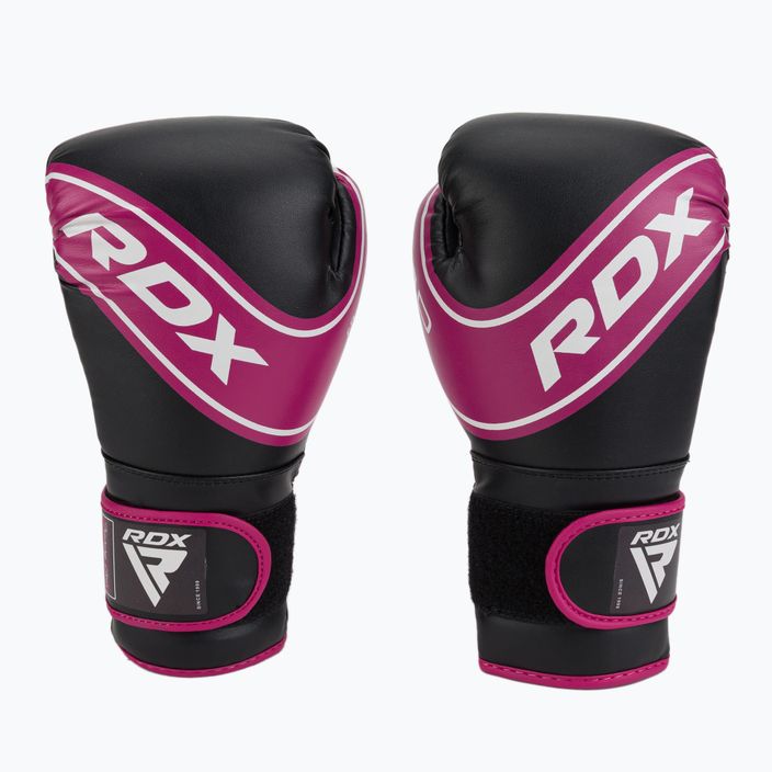 Rękawice bokserskie dziecięce RDX JBG-4 pink/black 2