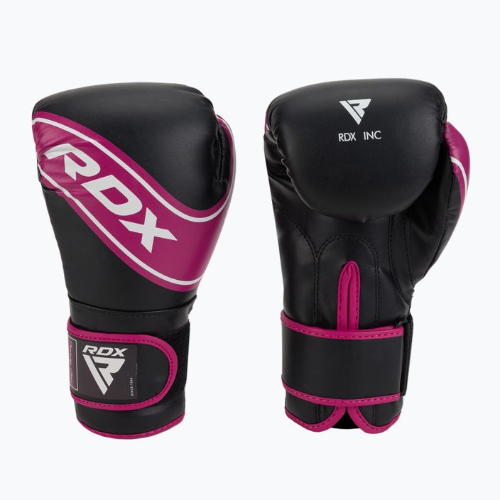 Rękawice bokserskie dziecięce RDX JBG-4 pink/black 5