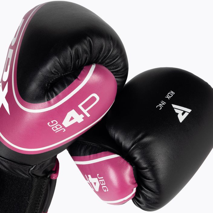 Rękawice bokserskie dziecięce RDX JBG-4 pink/black 10